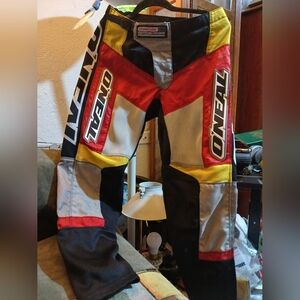 O'Neal Racing Pants with Red and Yellow Accents 30